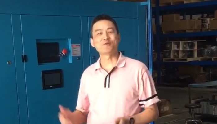 Soplador de tornillo sin aceite que ahorra energ&iacute;a