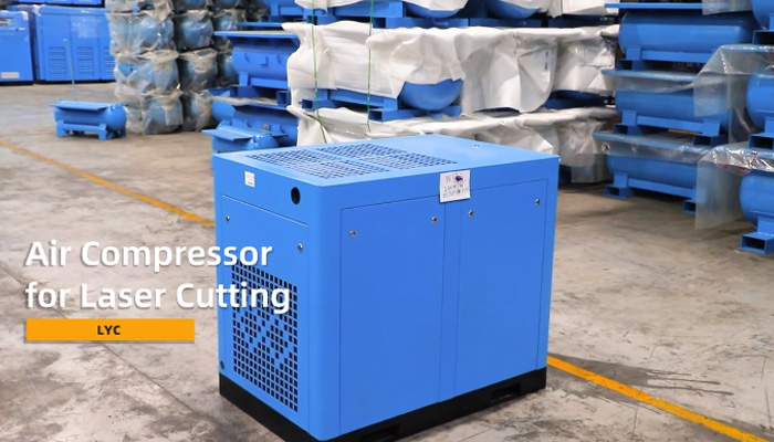 レーザー切断用エアコンプレッサー